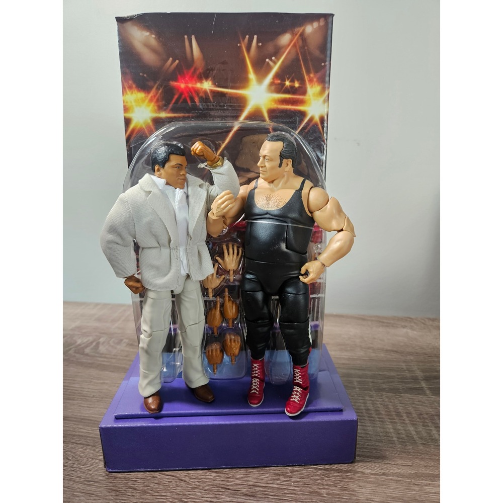 WWE Legends of the Territory Era Elite 4-Pack Muhammad Ali Billy Graham HXK43 - Picture 13 of 15